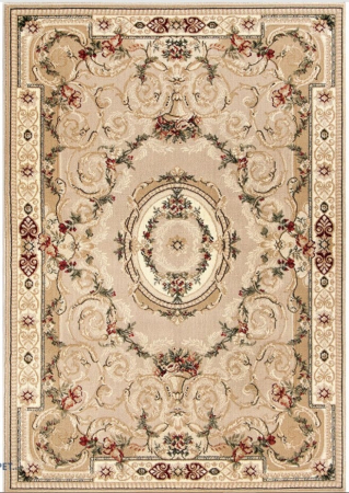 Covoare living - Covor Model Lotos 15002-110, Bej, Crem, Inaltime Fir 8 mm, Antialergic, Polipropilena, Living, Dormitor, Sufragerie, Birou